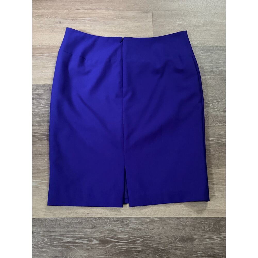 Ellen Tracy Size 10 Royal Blue Pencil Skirt - Picture 2 of 3